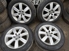 VW Volkswagen Polo 15 alloy wheels genuine 5x100 2008 2016 Set of 4 185 60 15