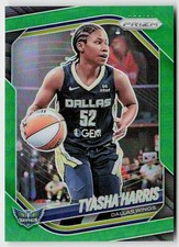 2025 Panini Prizm WNBA Green Prizms Tyasha Harris #130 Wings Buy 2 Get 1 Free