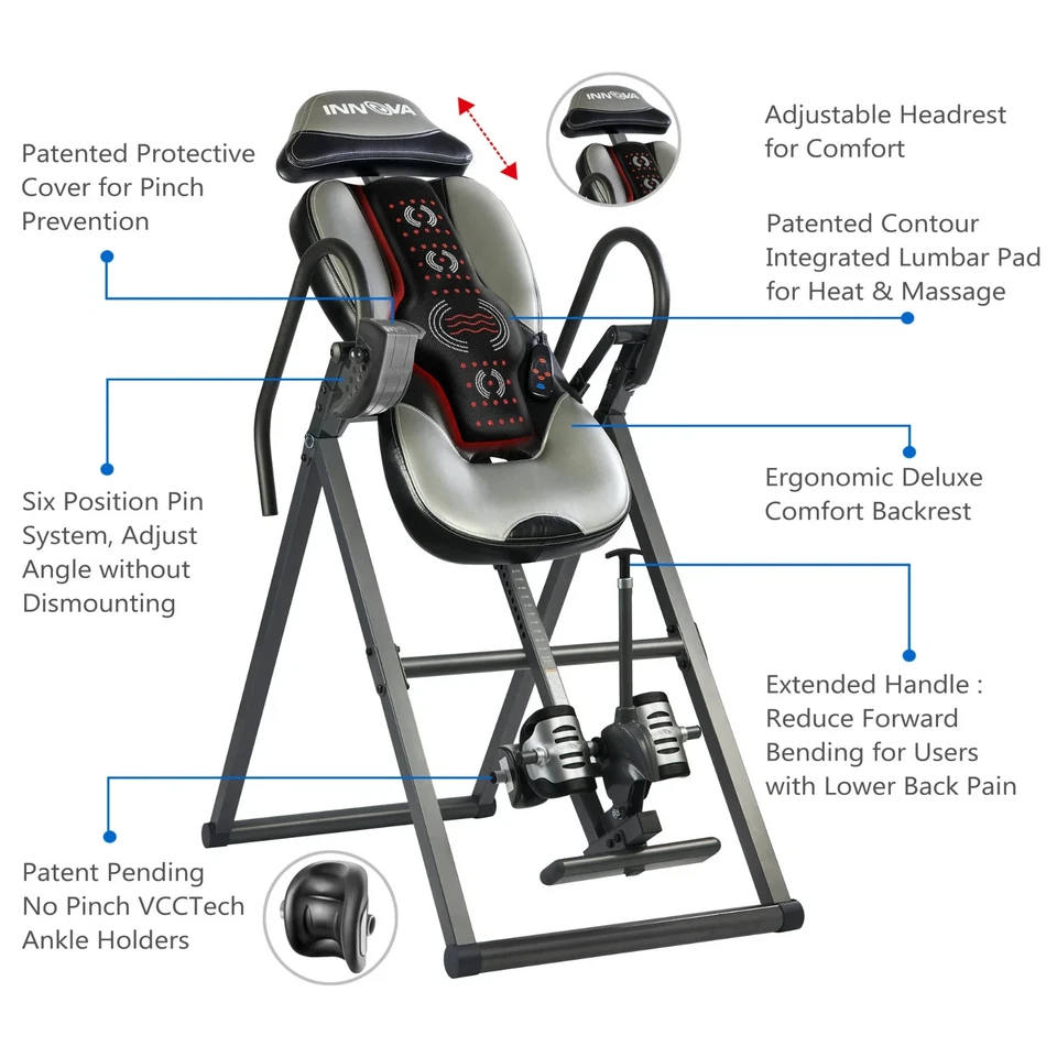 Mesa avanzada de terapia de inversión de calor y masaje Innova ITM5900 Foto 2 de 4