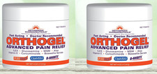2 Units Orthogel Advanced Pain Relief Gel Jar, 4 oz