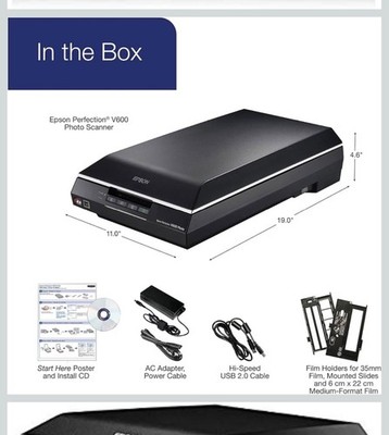 epson perfection v600 photo color scanner