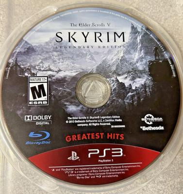 Elder Scrolls V: Skyrim [Legendary Edition] PlayStation 3 PS3 Bethesda DISC ONLY