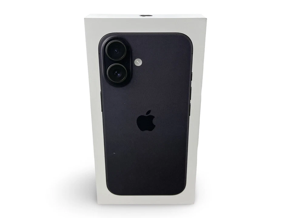 Apple iPhone 16 Black 128GB Unlocked NEW SEALED 12 MONTHS APPLE WARRANTY - Image 2 of 3