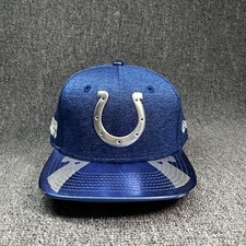 New Era Colts 9FIFTY Snapback Flat Brim Blue Adjustable NFL Hat Kids