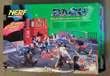 Rare Vintage 1996 NERF BASH Back Alley Street Hockey Table Fooseball 90s