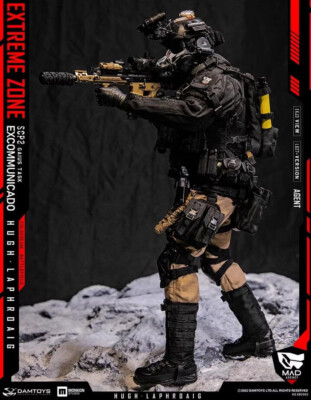 DAMTOYS EXTREME ZONE Agent HUGH LAPHROAIG 1/6 Action Figure EBS002