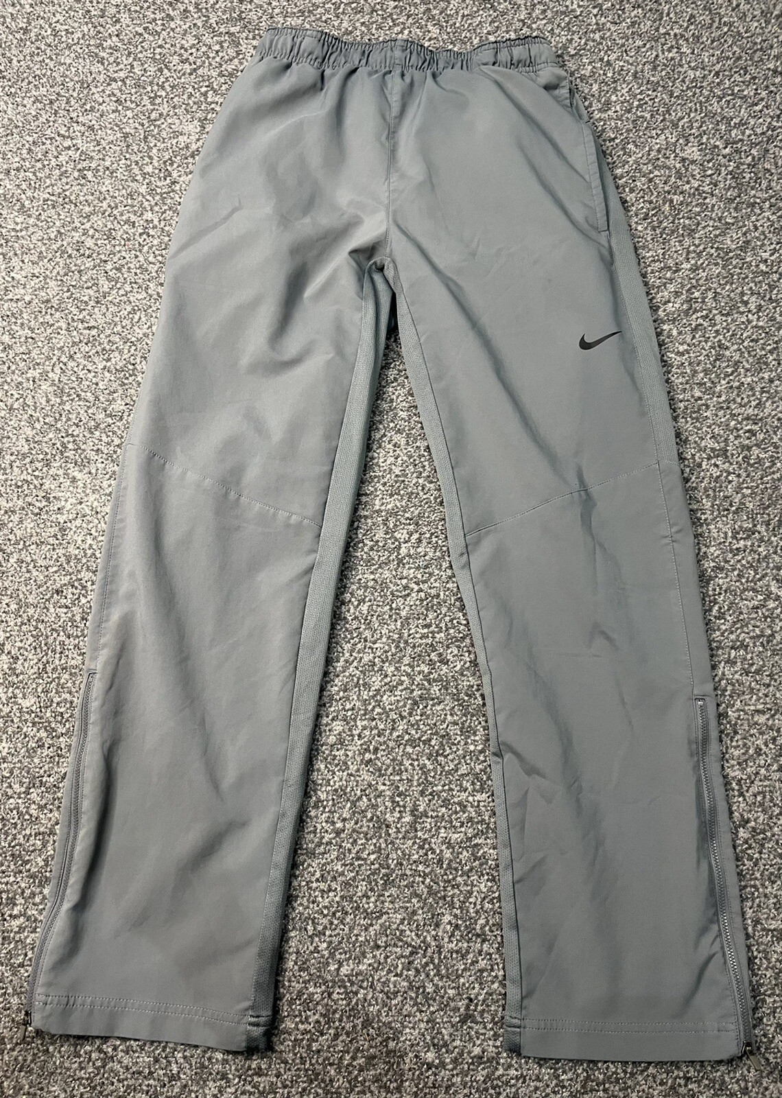 Nike Dri Fit Mens Grey Tracksuit Pants Size S eBay