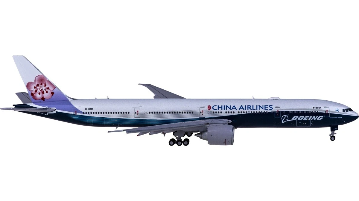1:400 JC Wings CHINA AIRLINES BOEING 777-300ER Airplane Flap Down Diecast Model