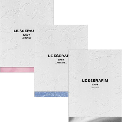 LE SSERAFIM [EASY] 3rd Mini Album 3 Ver SET/3CD+3 Photo Book+6 Card+3 Poster