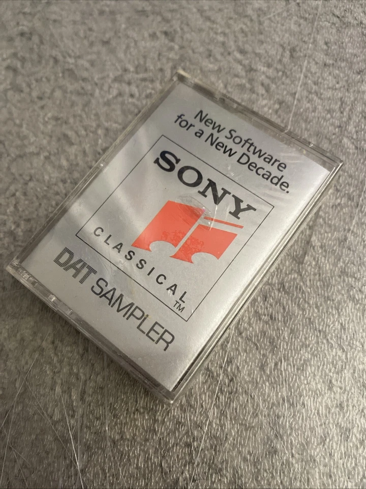 SEALED Sony Classical DAT Sampler Promo  Prerecorded Digital Audio Tape Rare! - Image 2 of 4