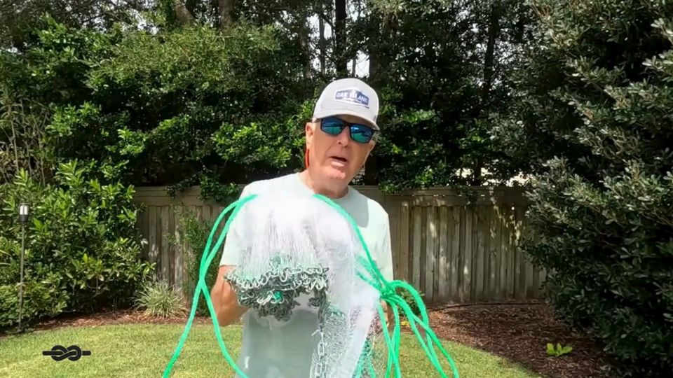 Wilson Cast Net Drawstring Cast Net Bait 5-10 Ft Mono Drawstring 3/8