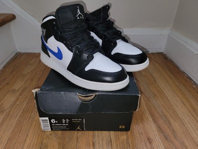 Nike Air Jordan 1 Mid Retro Basketball Multi Color Swoosh 554725-052 Youth Sz 6Y Jordan 1 Mid Multi-Color Swoosh (GS) - 554725-052 - US main image 2