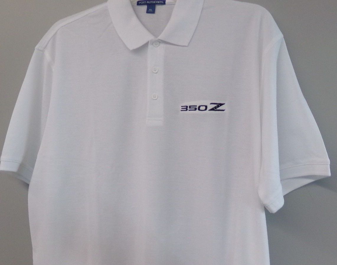 Nike Golf 350Z Nissan Text Only Embroidered Mens Polo XS-4XL, LT-4XLT New