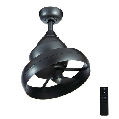 Novak 14 In Indoor Outdoor Natural Iron Oscillating Ceiling Fan