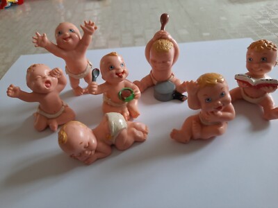 Lot de figurines babies des années 80, - Collection