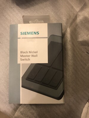 Siemens Black Nickel Master Wand- oder tragbarer Fernschalter