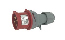 JCE 16 AMP 4 Pin Red 415V 3 Phase Industrial Trailing Plug. IP44 Rated