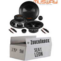 Musway Lautsprecher FüR Seat Leon1M Front Heck TüR Boxen 16Cm PKW Auto Einbauset