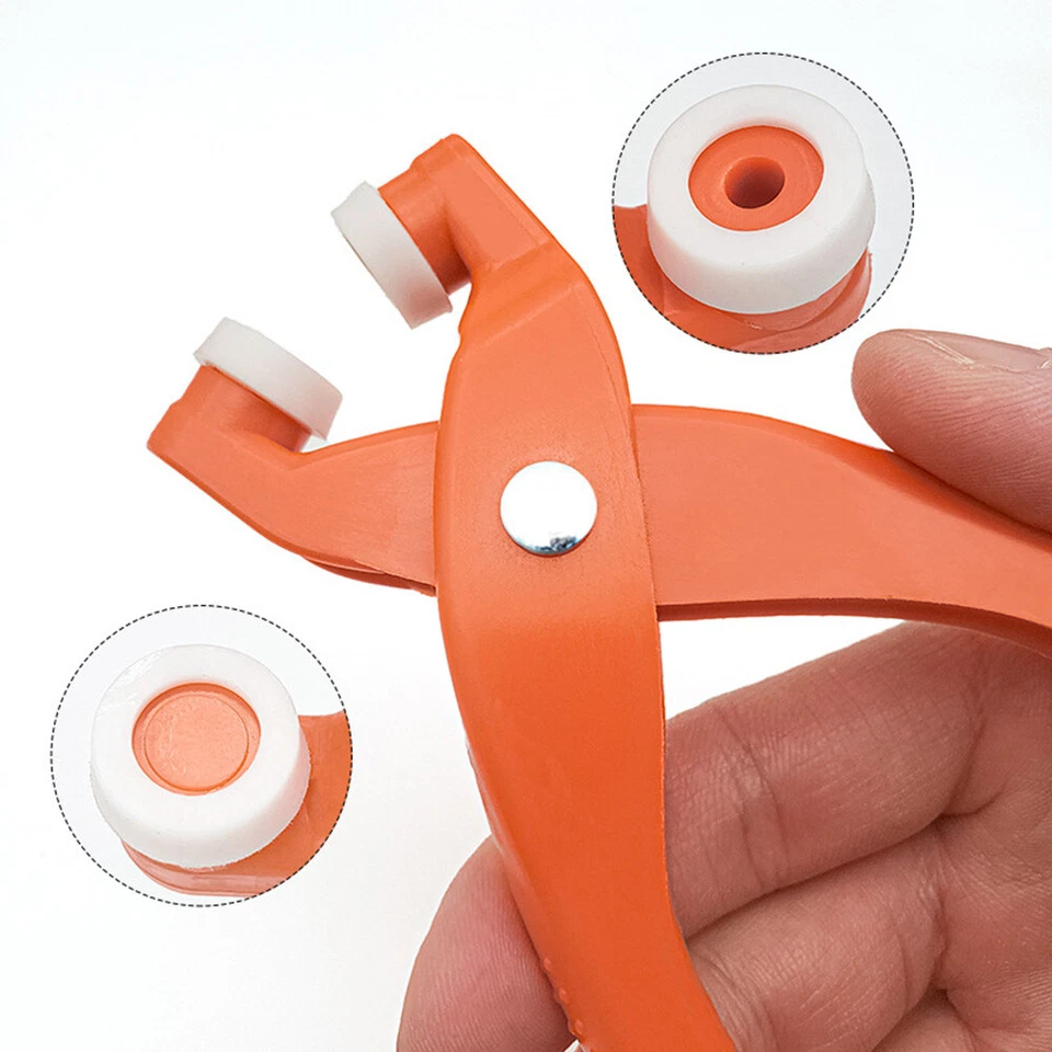 Metal Press Studs Snap Button Fastener With Plier Tool Kit Clothing DIY Buttons - Image 2 of 4