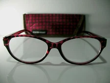 Foster Grant "MONICA" Women's Reading Glasses MAGENTA POLKA DOT *BRAND NEW* NWT 