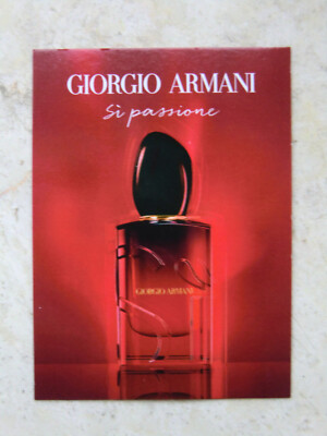 Giorgio Armani Si passione intense Eau de Parfum Probe Liquatouch 12/24 Duftkart