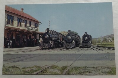 East Broad Top R.R. Rockhill Furnace, Pennsylvania. Postcard (X2)