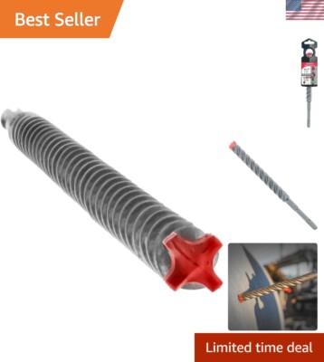 High-Performance 3/4'' Rebar Demon SDS-Plus 4-Cutter Hammer Drill Bit, 10'' Length