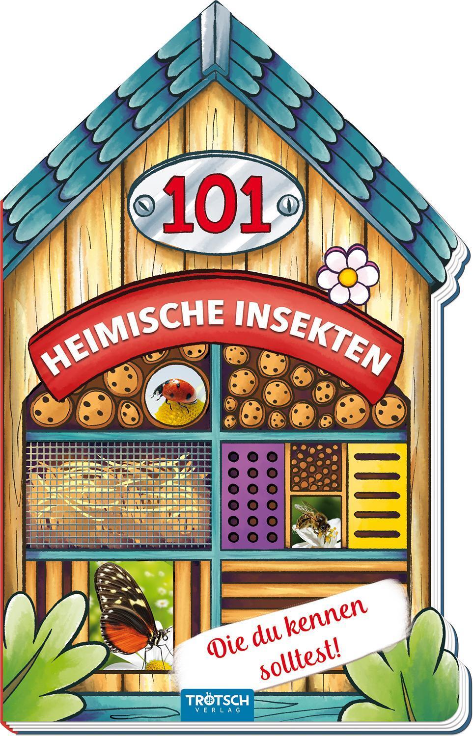 Thumbnail - Trötsch Buch In Hausform 101 Heimische Insekten Von A Bis Z, Die Du
