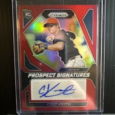 2024 Panini Prizm Baseball Prospect Signatures Colt Keith Auto # 74/99 🔥