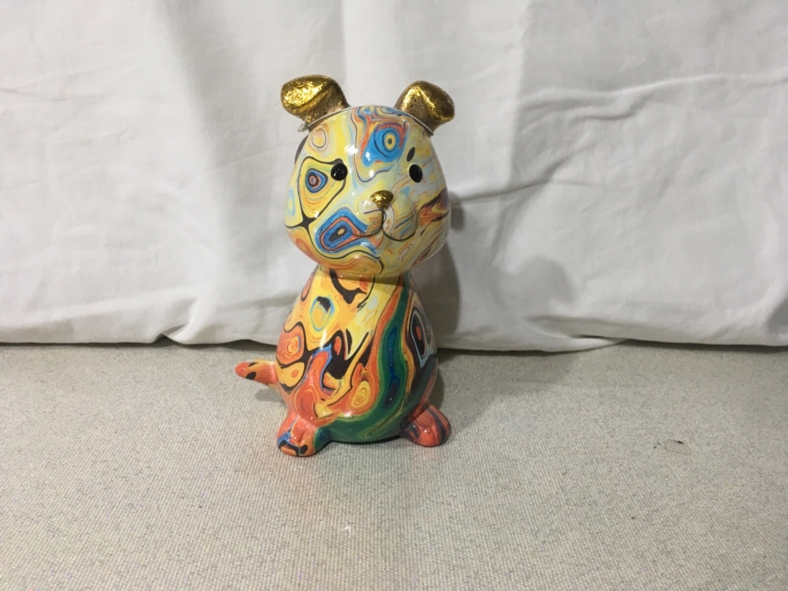 SALVADANAIO CAGNOLINO “BRANDANI” DECORI DOLOMITE DI PICCOLE DIMENSIONI ART 52238