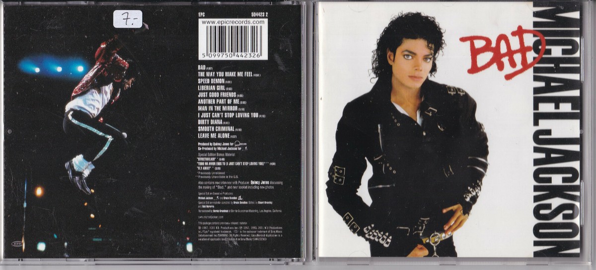 Michael Jackson -Bad- CD Special Edition, Epic near mint | eBay