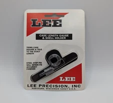 Lee Pistol Case Length Gauge and Shell Holder | Multiple Calibers Available