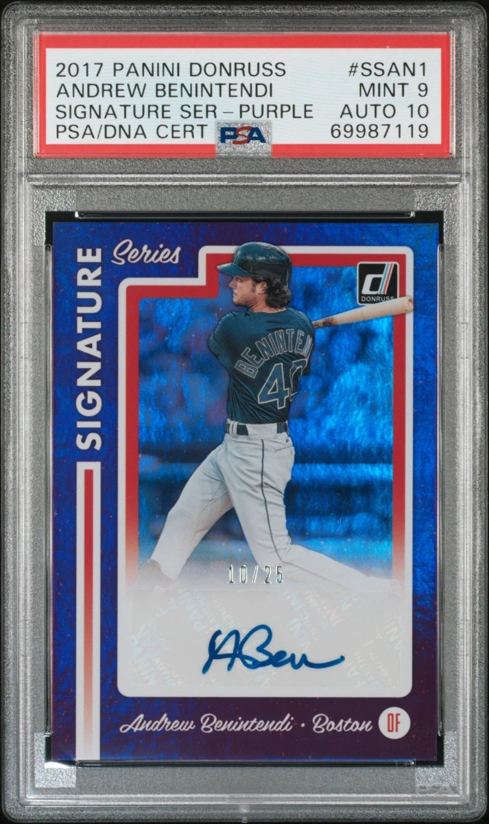 Andrew Benintendi Autograph Baseball Cards for sale | eBay