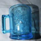 Tiara See-Saw Marjorie Daw Blue Glass 3-Piece Dish Set, Boxed Nursery Rhyme  — photo 6
