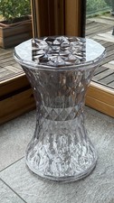 Sgabello contenitore Stone Trasparente - Imitazione Kartell