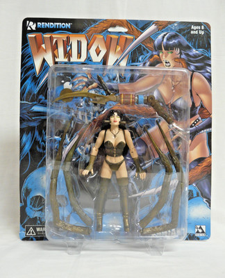 1998 Rendition Widow Variant Black Outfit (Blue Carded) NIP