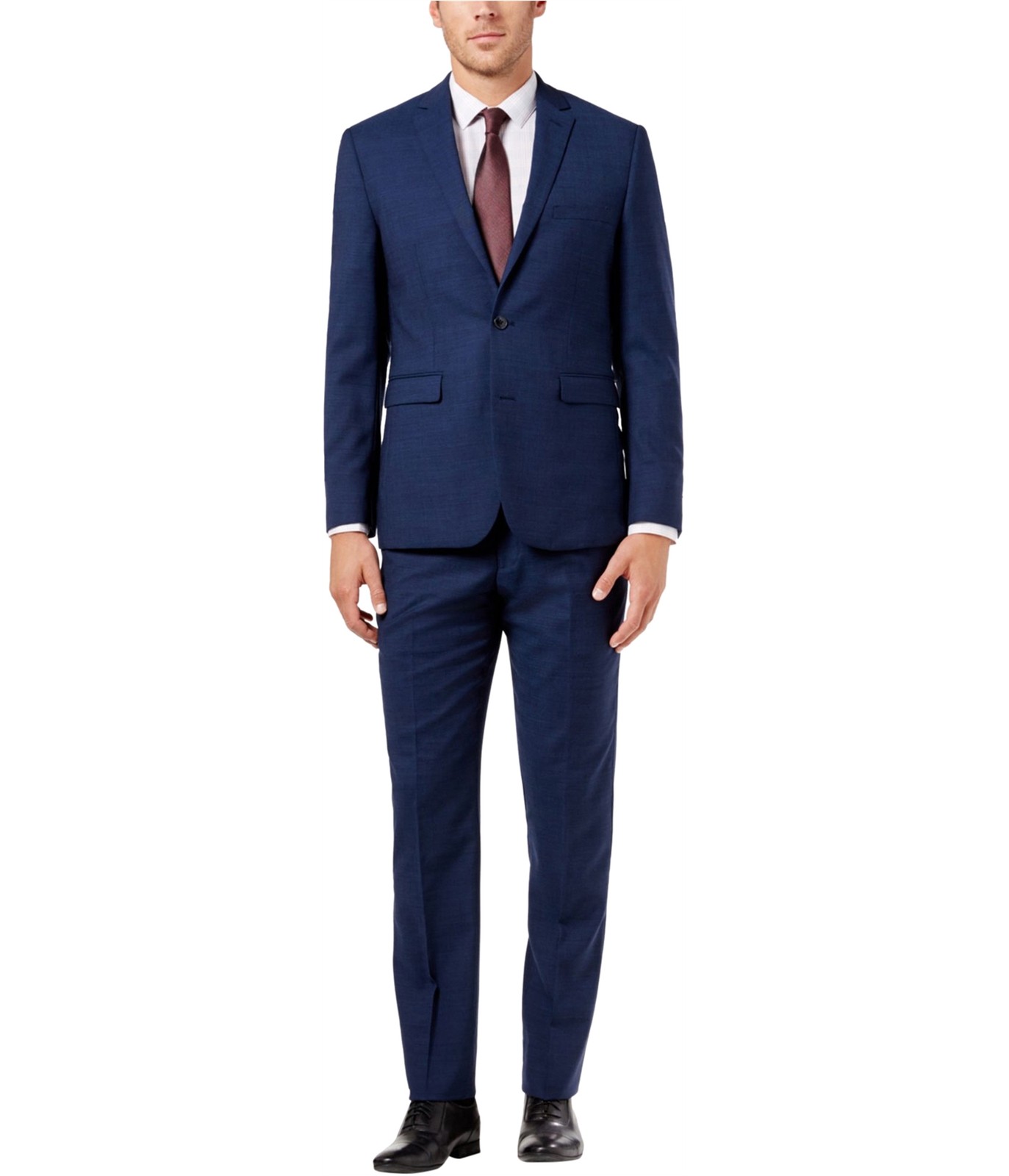 Vince Camuto Mens Slim-fit Two Button Formal Suit 60690₽