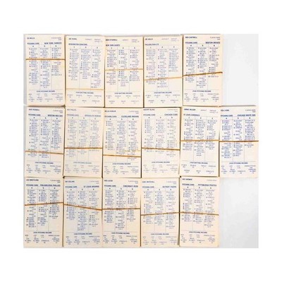 Strat-O-Matic Baseball Komplett Saisonkarten 1930 EX Ziplock Karten