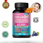 Biotin Keratin Supplement Collagen That Helps Hair Skin Nails Grow 120 Caps