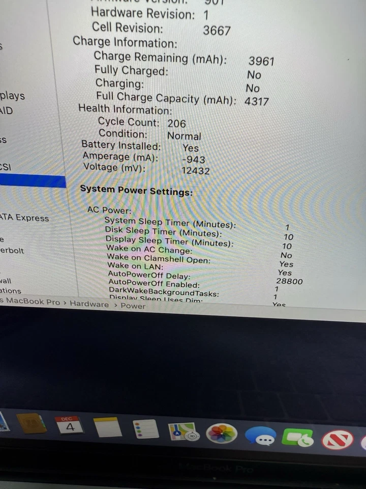 Apple Macbook Pro 13" 2017 i5 2.3GHz 8GB RAM 128GB Storage Grey Works Fine - Image 4 of 4