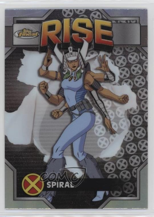 2025 Topps Finest X-Men '97 Uncommon Silver Refractor Spiral #62 0b7