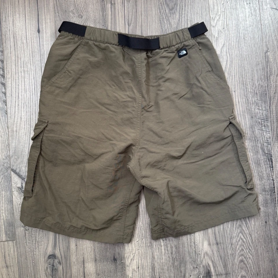 Pantalones Cortos Carga The North Face Para Hombre Verde Oliva Cinturón Exterior Senderismo Talla S Foto 2 de 4