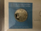 1972 United Nations Commemorative Medal Book Sterling Silver Proof Set of 5 — photo 5