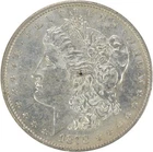 1878 Morgan Silver Dollar 7TF Reverse of 1878 AU Uncertified #1033