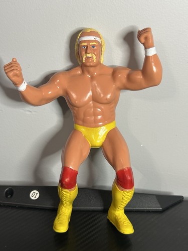 WWF LJN Wrestling Figure Hulk Hogan Yellow Great S...