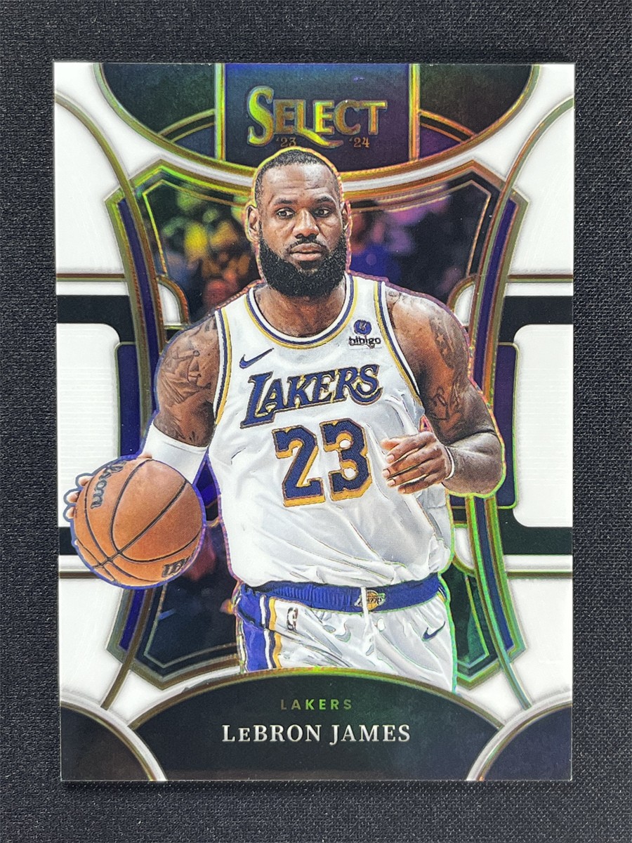 2023-24 Panini Select LeBron James #335 Mezzanine White Prizm Color Match /149