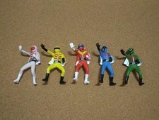 Power Rangers Himitsu Sentai Gorenger Secret Squadron Vintage Toy 5 Figures