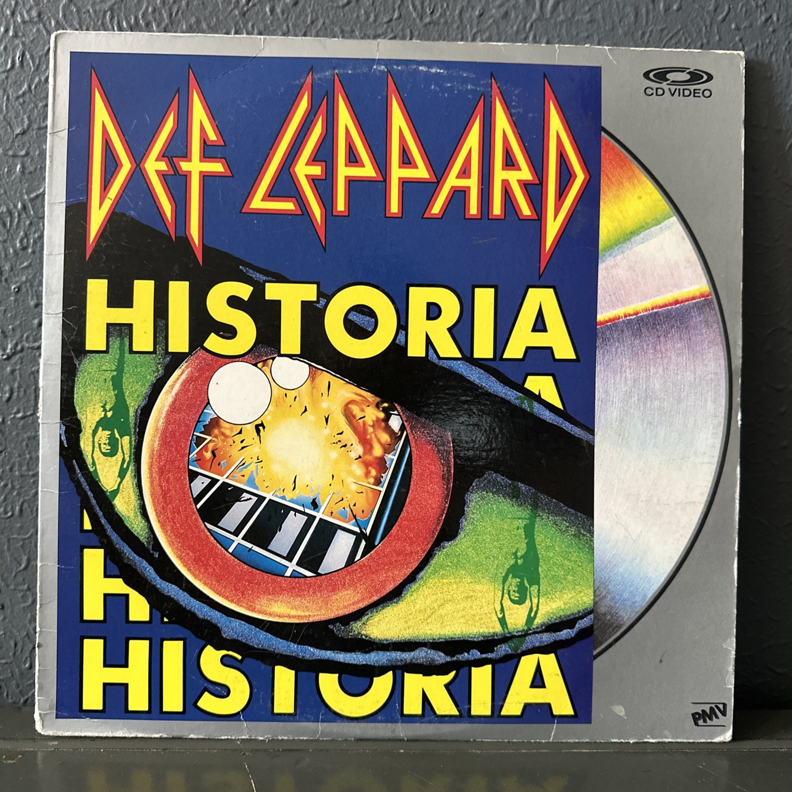 DEF LEPPARD Historia LASER DISC CD VIDEO 1988 Polygram Music Video laser disc