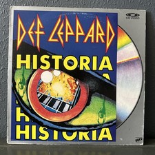 DEF LEPPARD Historia LASER DISC CD VIDEO 1988 Polygram Music Video laser disc