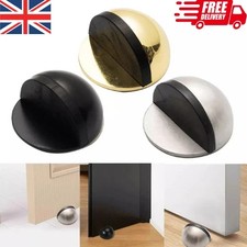 Door Stop Floor Wall Oval Stopper Stick-on Self Adhesive Buffer Stopper Rubber